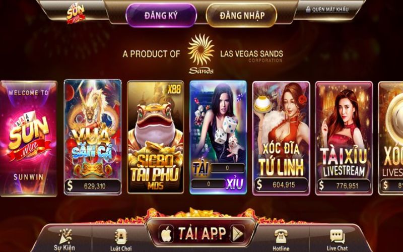 Giới thiệu Sunwin có đa dạng loại game